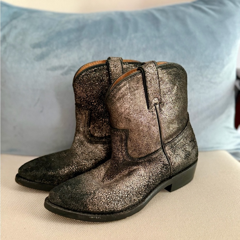 Frye Shimmer Booties - Size 6